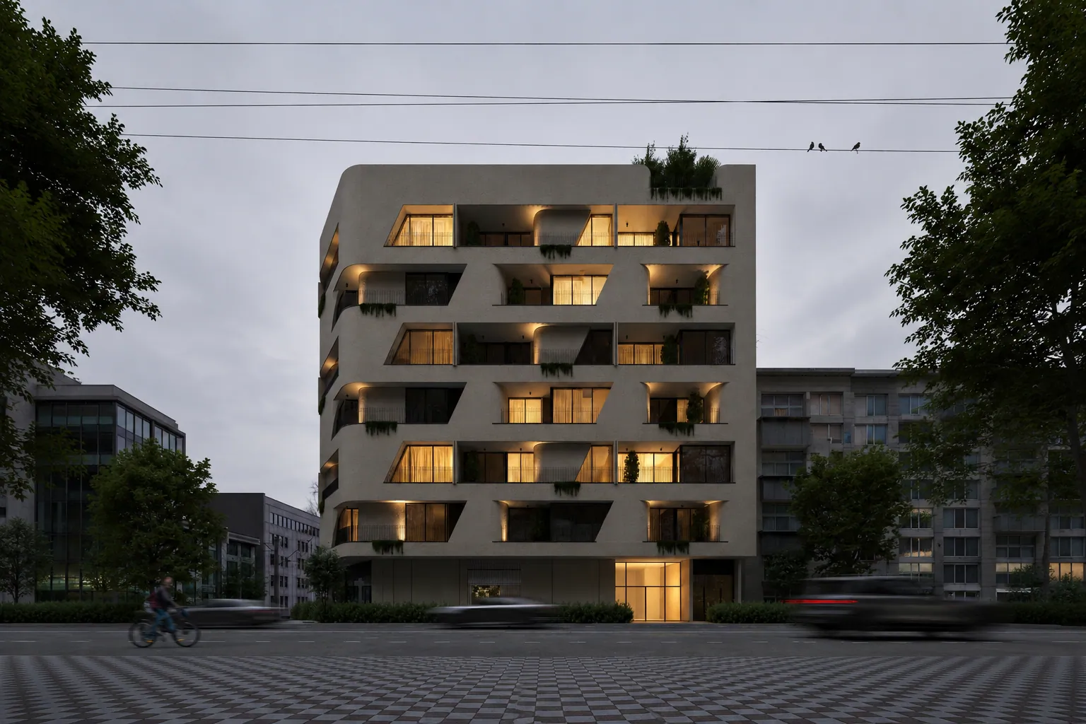 Nastaran Residential Building — Mixed-Use Residential & Commercial in Tehran, Iran, 2025