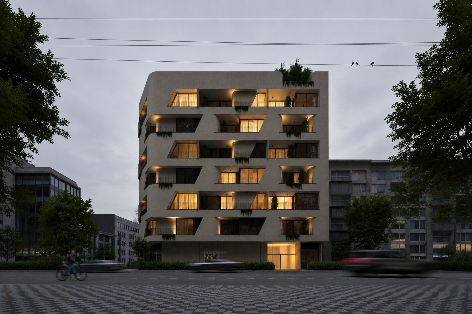 Nastaran Residential Building — Mixed-Use Residential & Commercial in Tehran, Iran, 2025