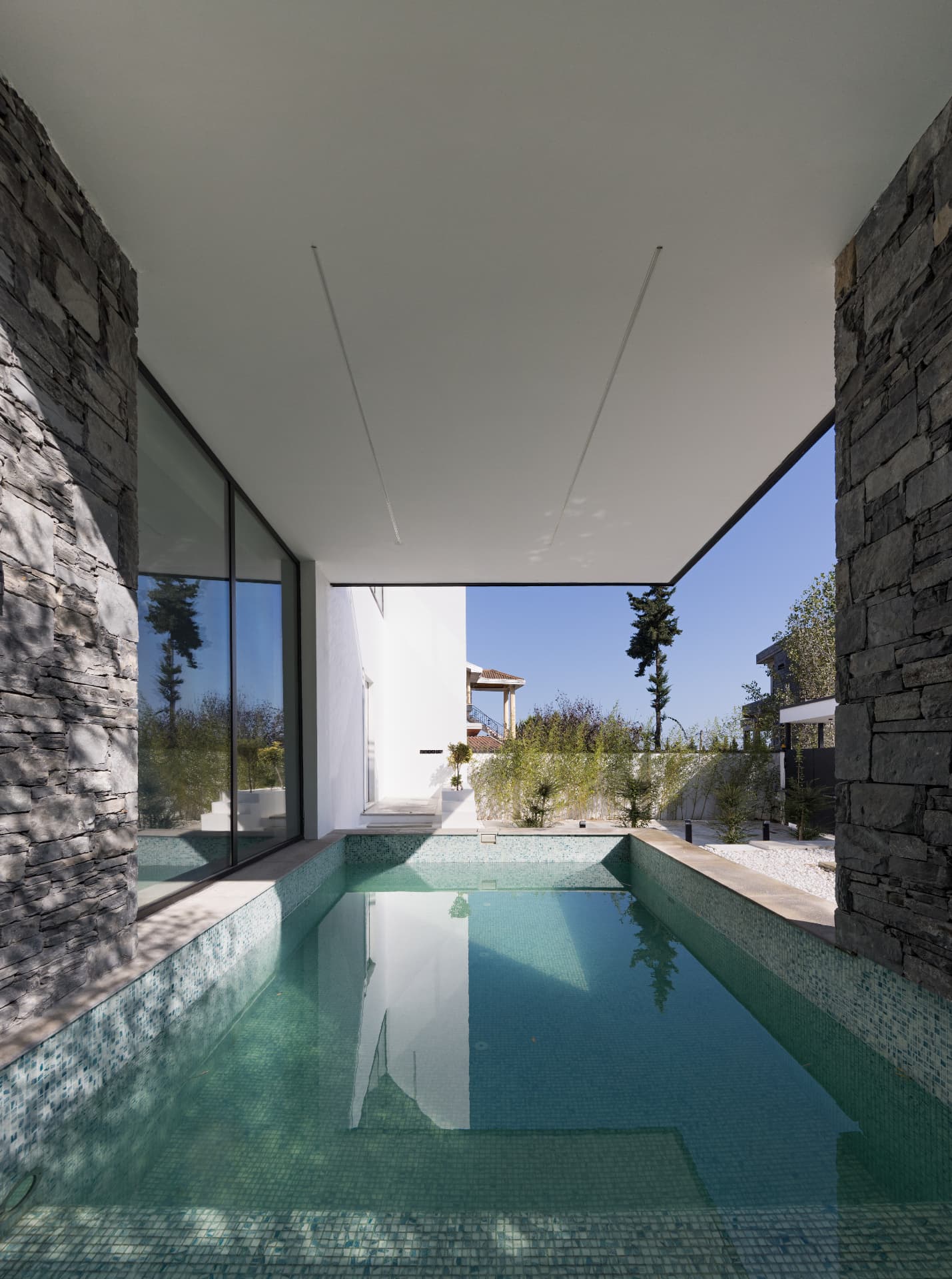 Loggia and pool